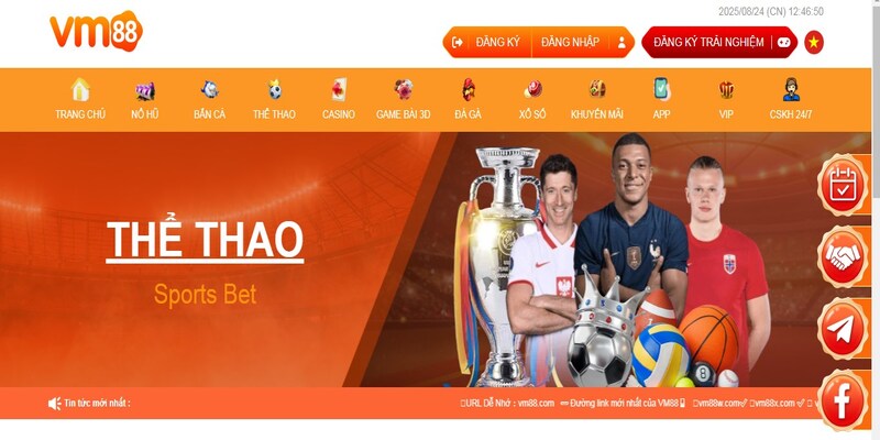 Thể Thao VM88 - Tận Hưởng Không Khí Trận Đấu Sôi Động Tổng quan thể thao VM88 chất lượng